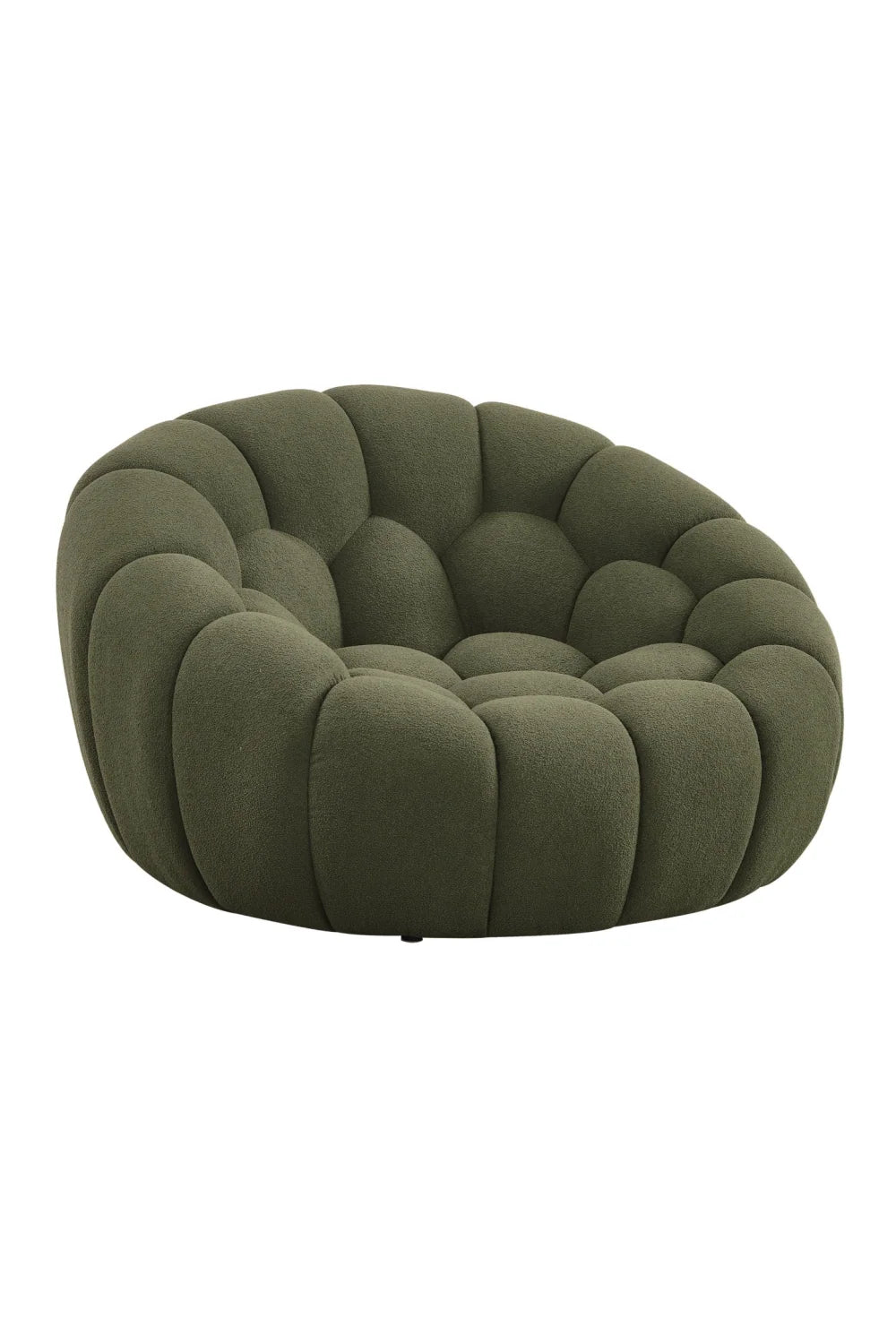 Luxury Hexagonal-Tufted Lounge Chair Modern Italian Style for Villa