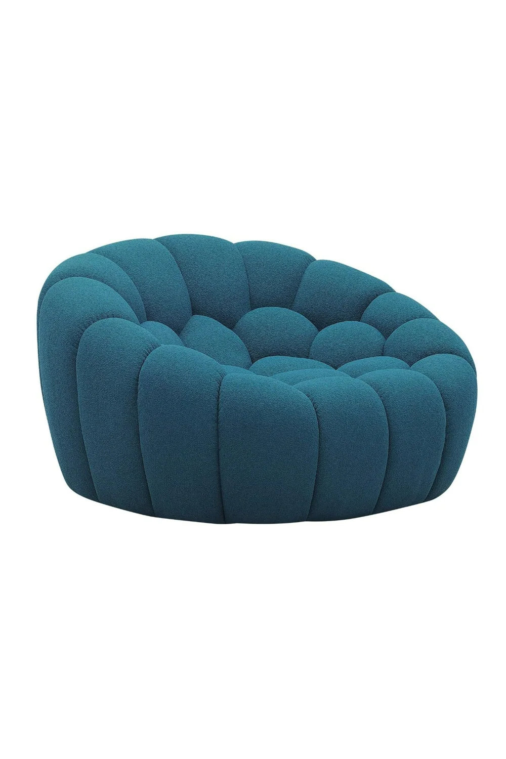 Luxury Hexagonal-Tufted Lounge Chair Modern Italian Style for Villa