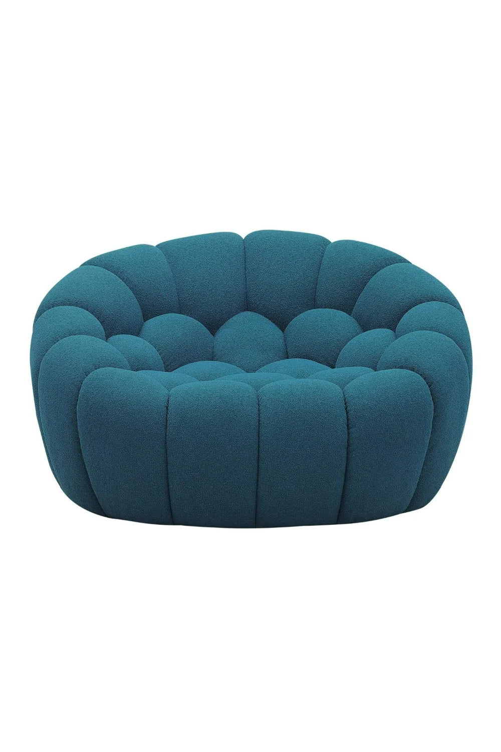 Luxury Hexagonal-Tufted Lounge Chair Modern Italian Style for Villa