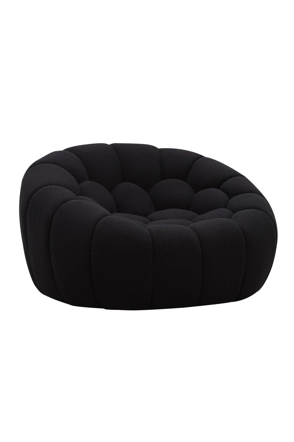 Luxury Hexagonal-Tufted Lounge Chair Modern Italian Style for Villa
