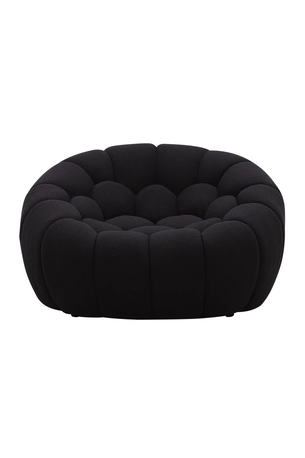 Luxury Hexagonal-Tufted Lounge Chair Modern Italian Style for Villa