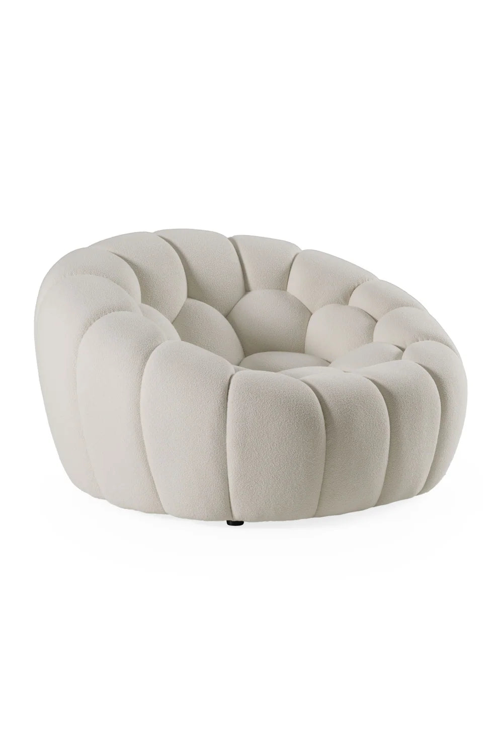 Luxury Hexagonal-Tufted Lounge Chair Modern Italian Style for Villa