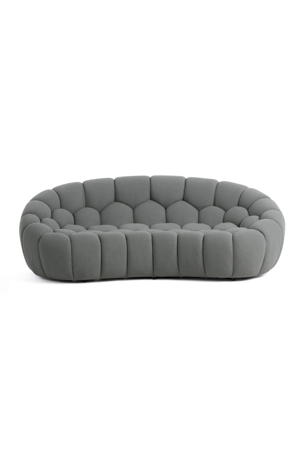 Luxury Hexagonal Tufted Loveseat Modern Italian Style for Villa
