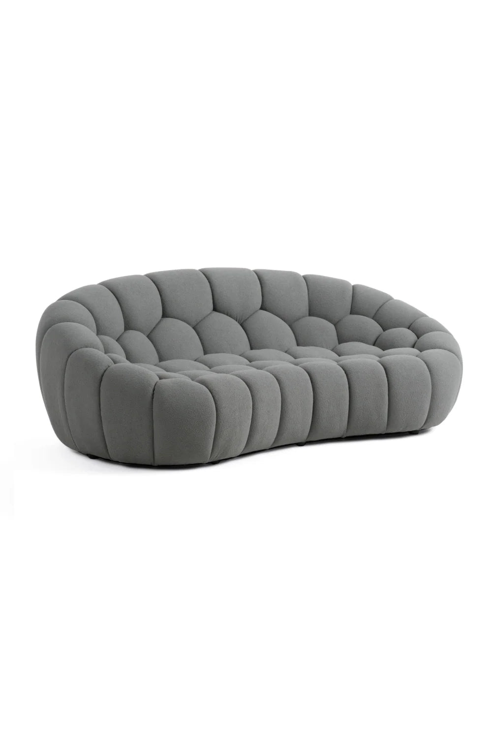 Luxury Hexagonal Tufted Loveseat Modern Italian Style for Villa