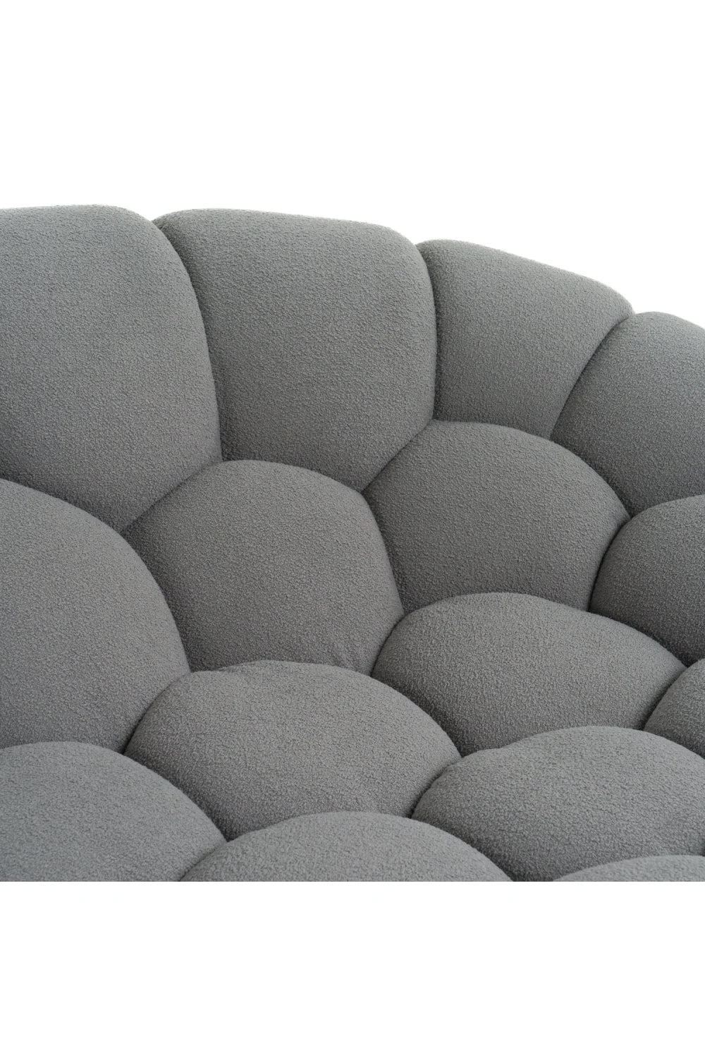Luxury Hexagonal Tufted Loveseat Modern Italian Style for Villa