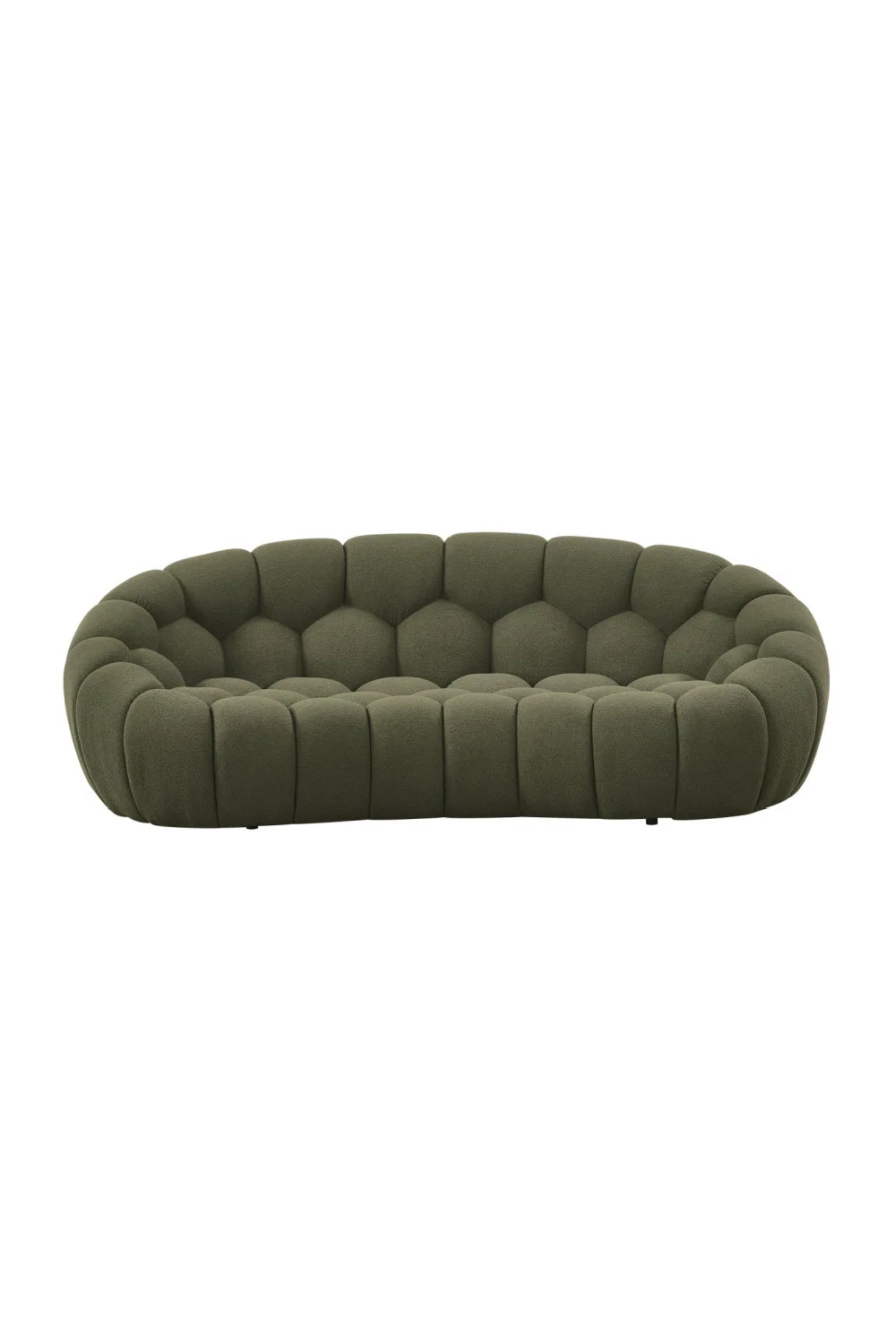 Luxury Hexagonal Tufted Loveseat Modern Italian Style for Villa