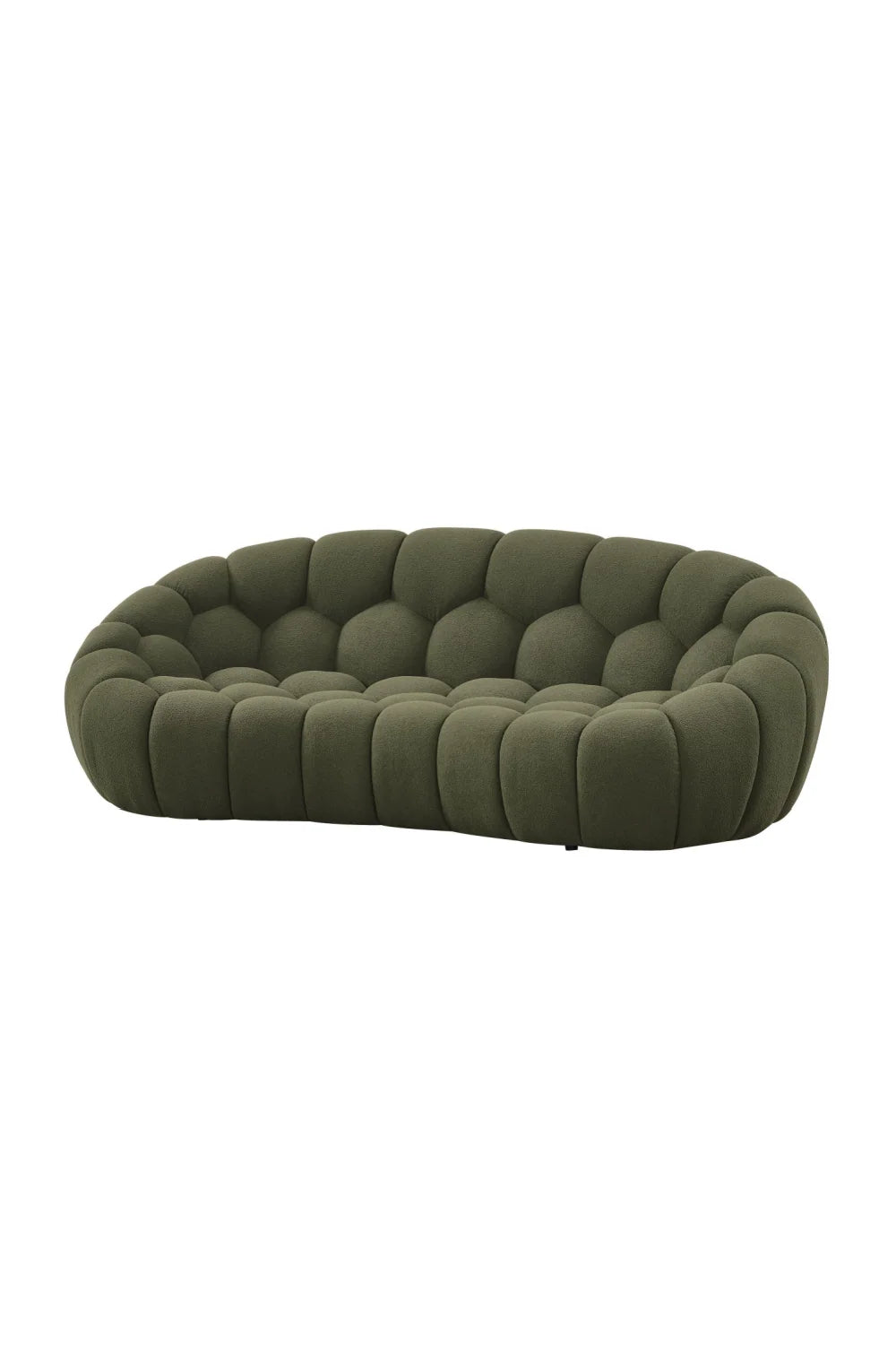 Luxury Hexagonal Tufted Loveseat Modern Italian Style for Villa