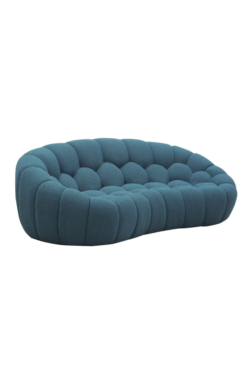 Luxury Hexagonal Tufted Loveseat Modern Italian Style for Villa