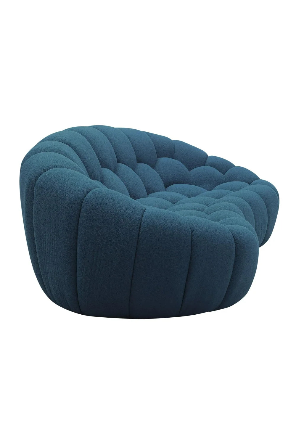 Luxury Hexagonal Tufted Loveseat Modern Italian Style for Villa