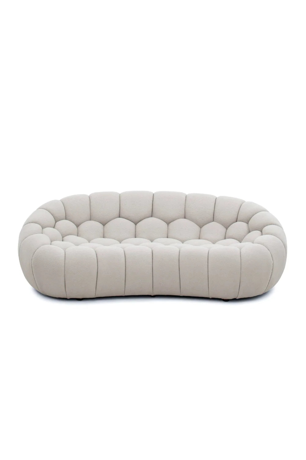 Luxury Hexagonal Tufted Loveseat Modern Italian Style for Villa