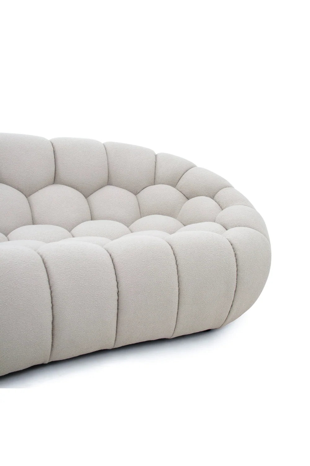 Luxury Hexagonal Tufted Loveseat Modern Italian Style for Villa