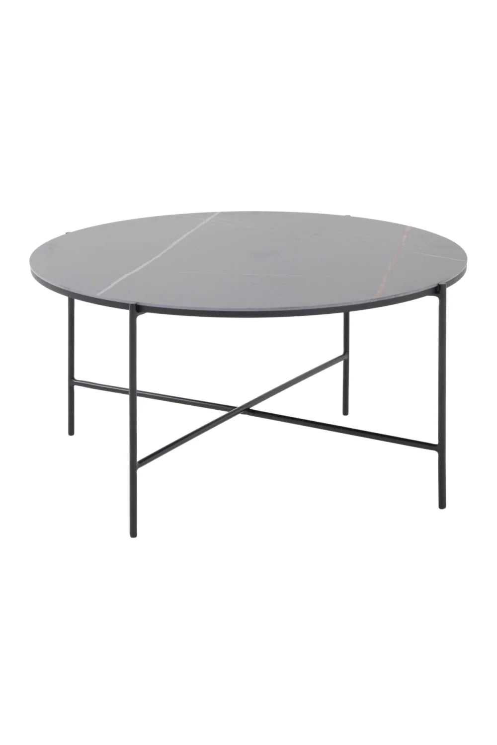 Luxury Hobart Ceramic Round Coffee Table Modern Italian Style for Villa