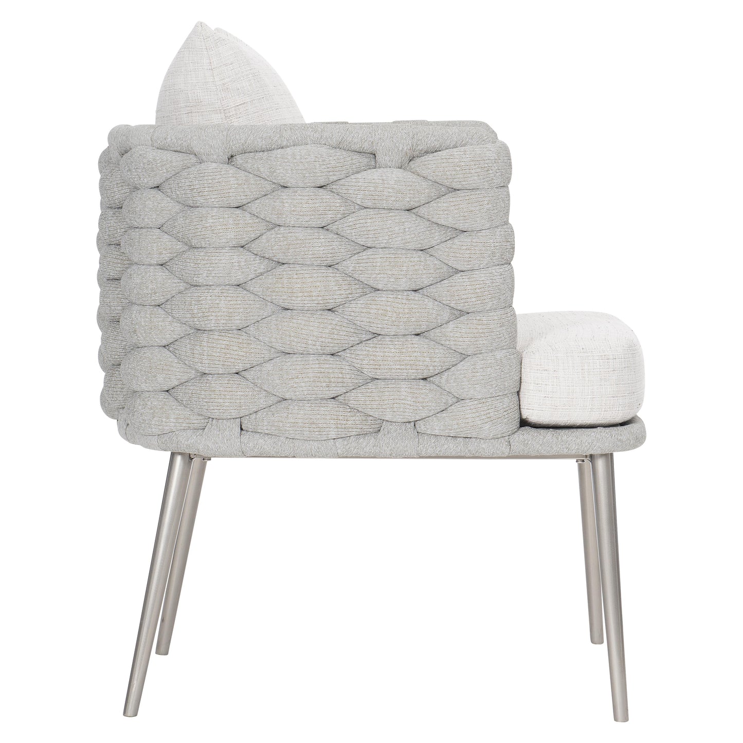 Luxury Hollis Fabric Armchair Modern Italian Style for Villa