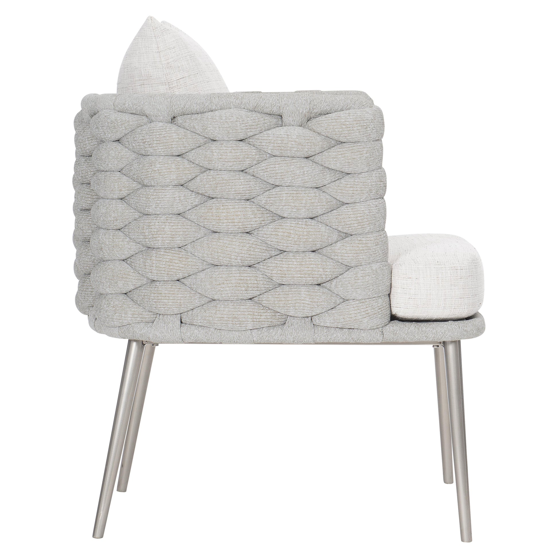 Luxury Hollis Fabric Armchair Modern Italian Style for Villa