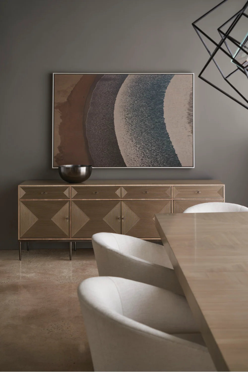 Luxury Horizon Wooden Extendable Dining Table Modern Italian Style for Villa
