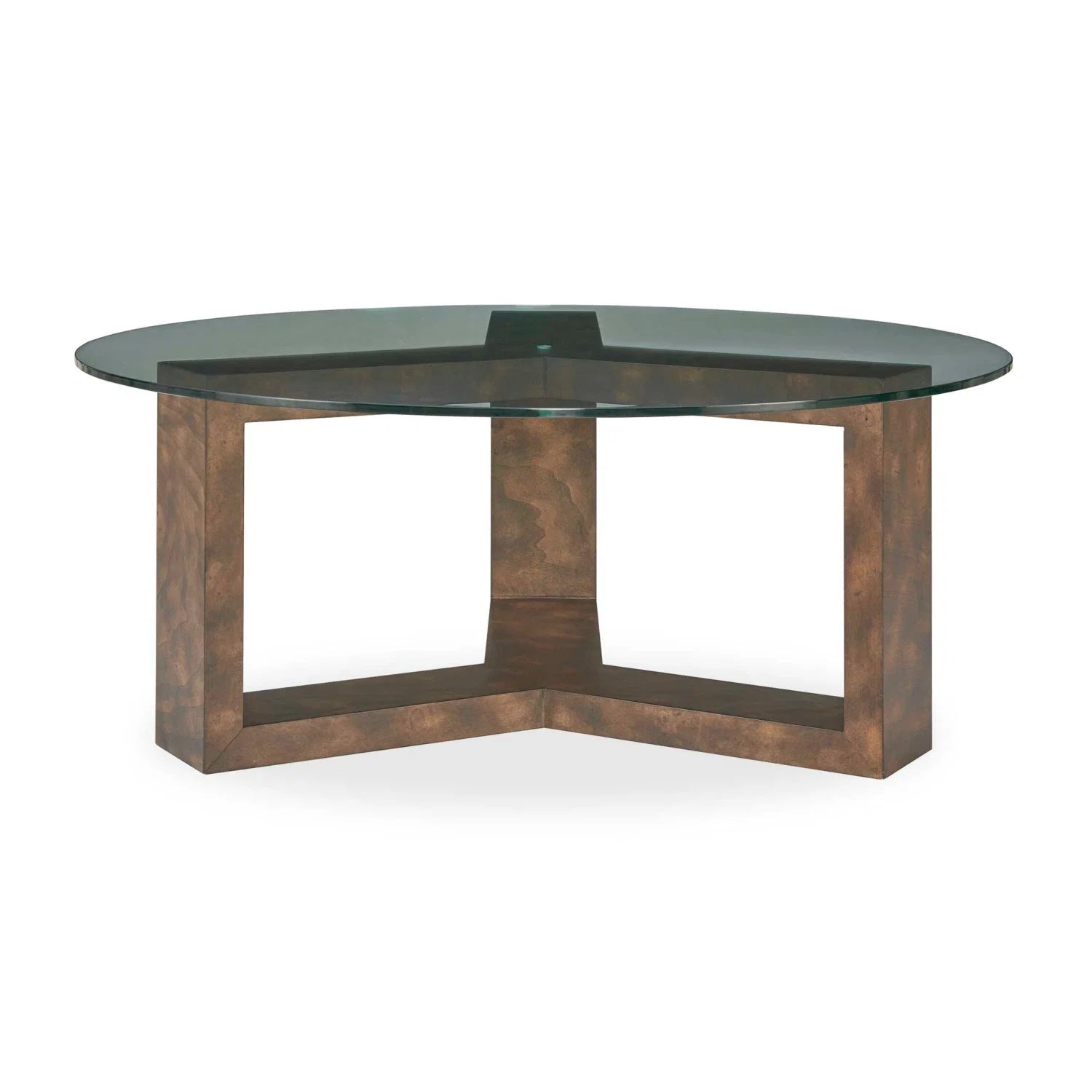 Luxury Ignis Tempered Glass Coffee Table Modern Italian Style for Villa
