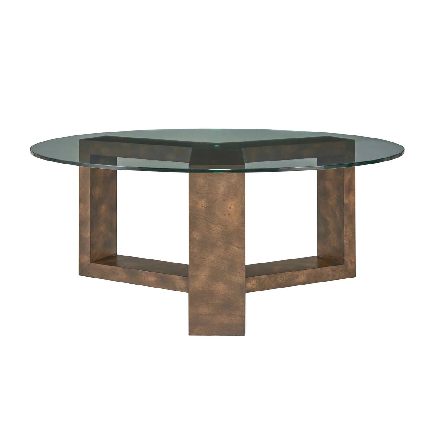 Luxury Ignis Tempered Glass Coffee Table Modern Italian Style for Villa