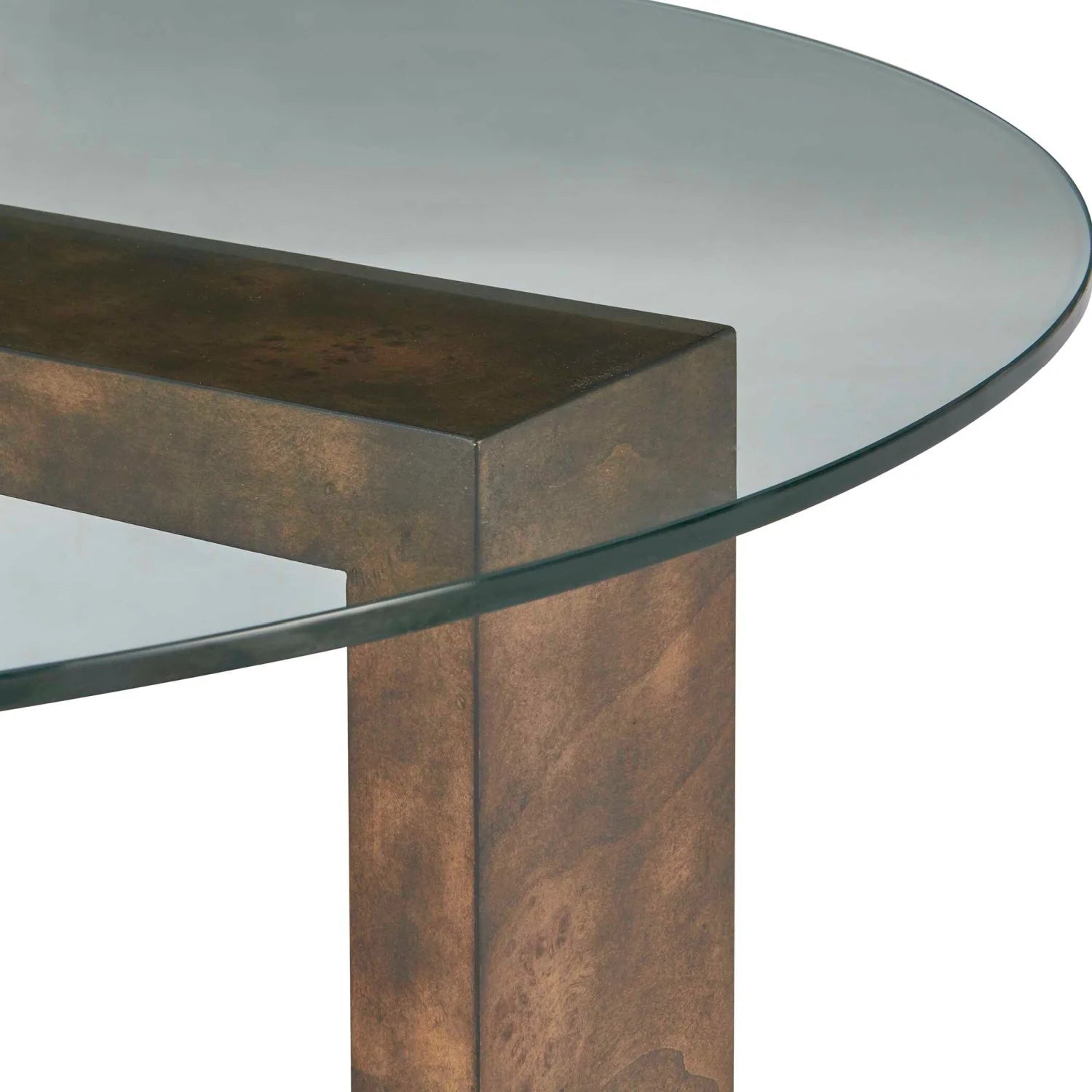 Luxury Ignis Tempered Glass Coffee Table Modern Italian Style for Villa