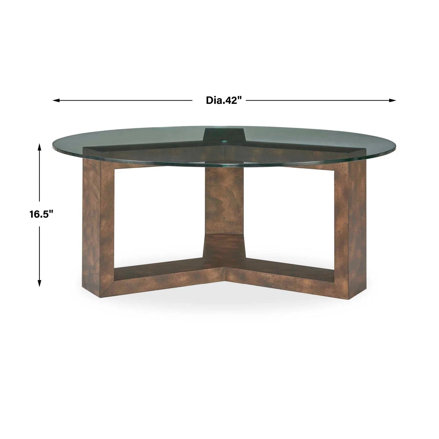 Luxury Ignis Tempered Glass Coffee Table Modern Italian Style for Villa