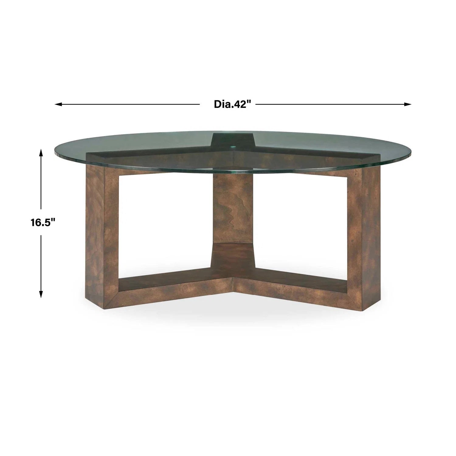 Luxury Ignis Tempered Glass Coffee Table Modern Italian Style for Villa