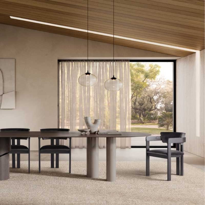 Luxury Ines Dining Chair Modern Italian Style for Villa