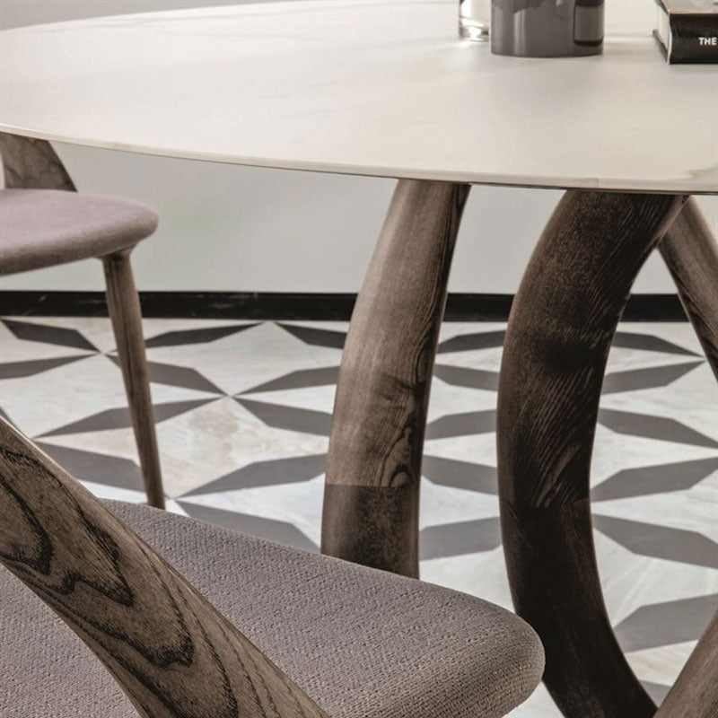 Luxury Infinity Tondo Dining Table Modern Italian Style for Villa