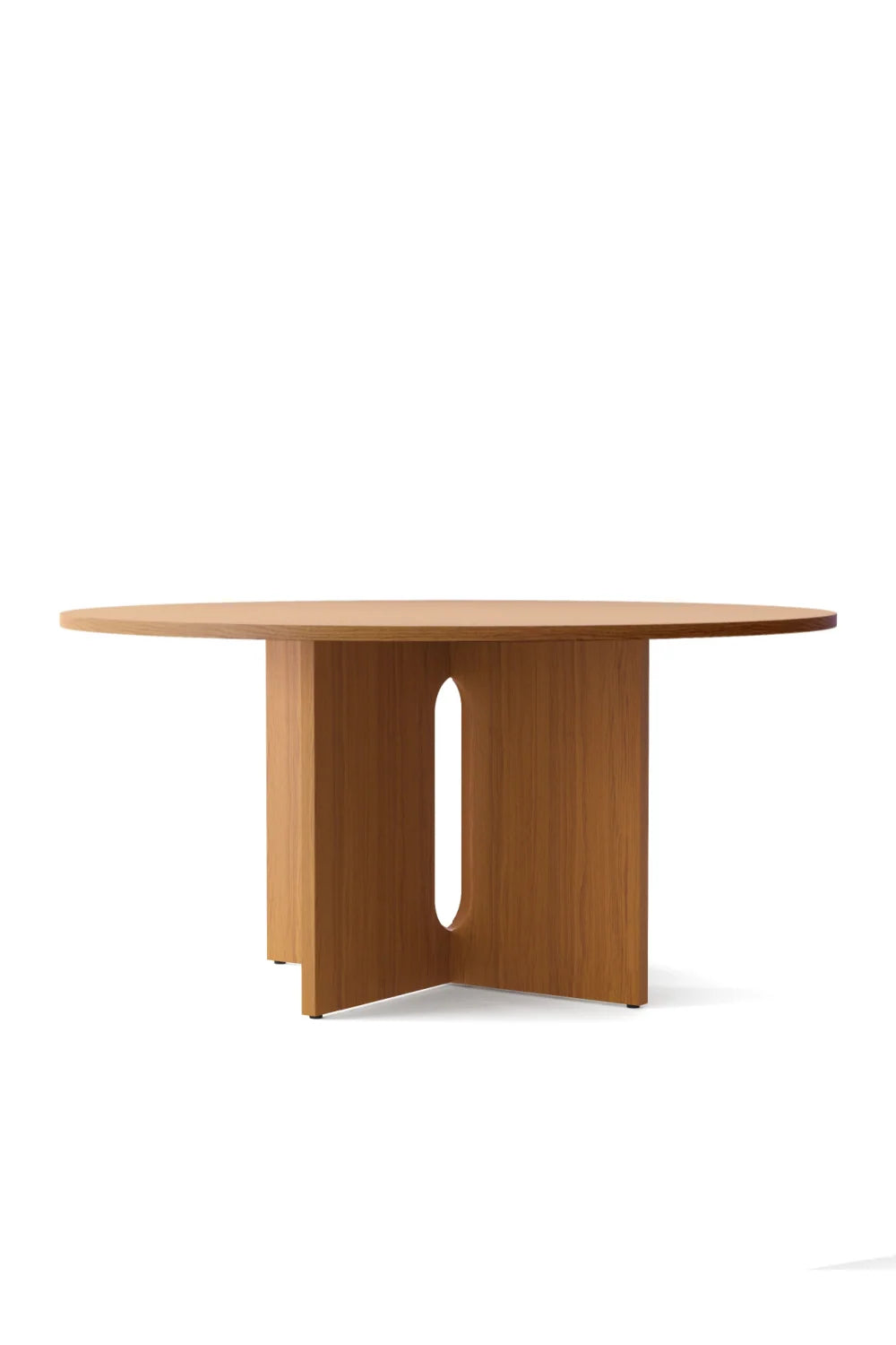 Luxury Intersecting-Base Round Dining Table Modern Italian Style for Villa
