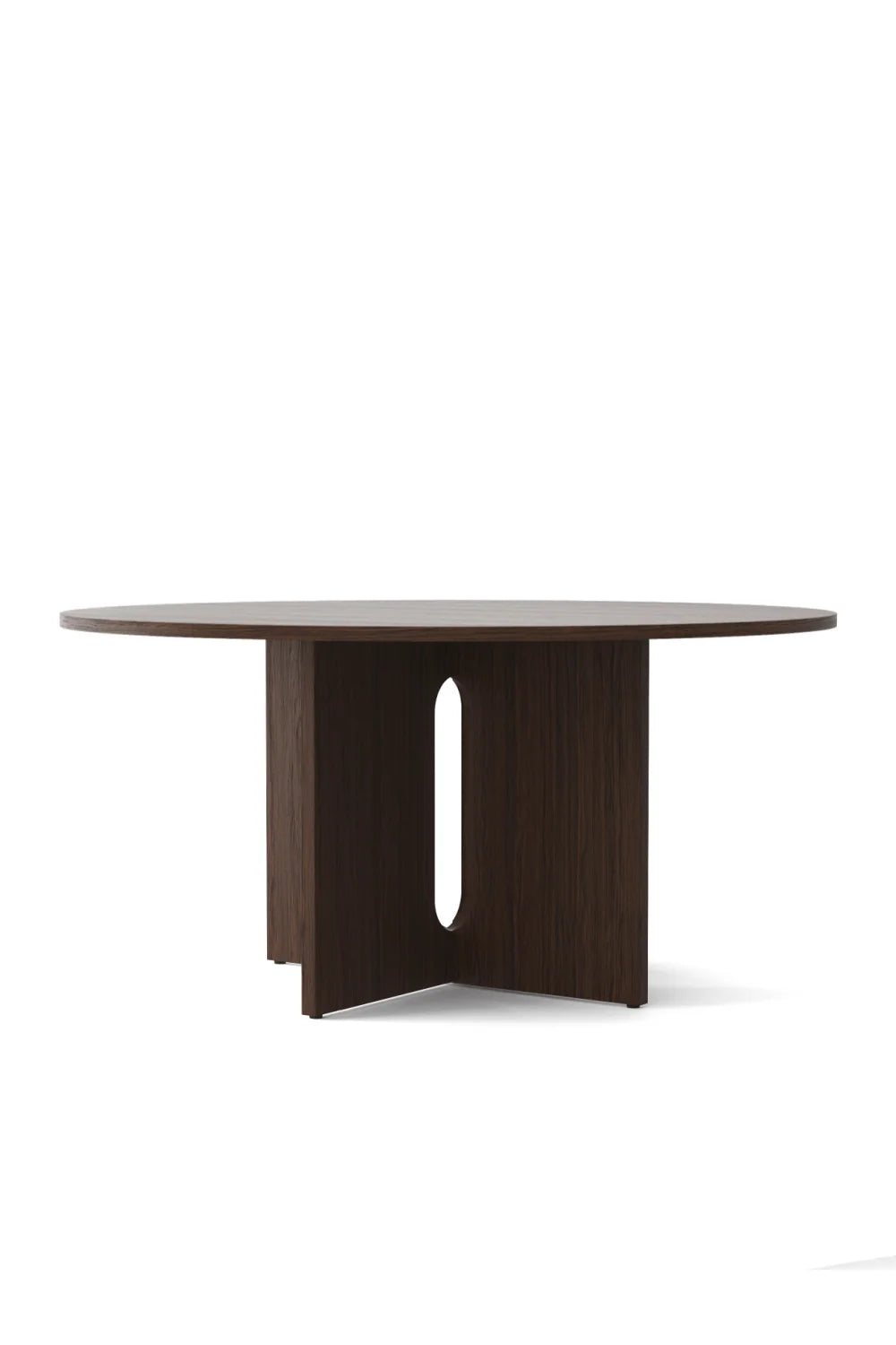 Luxury Intersecting-Base Round Dining Table Modern Italian Style for Villa