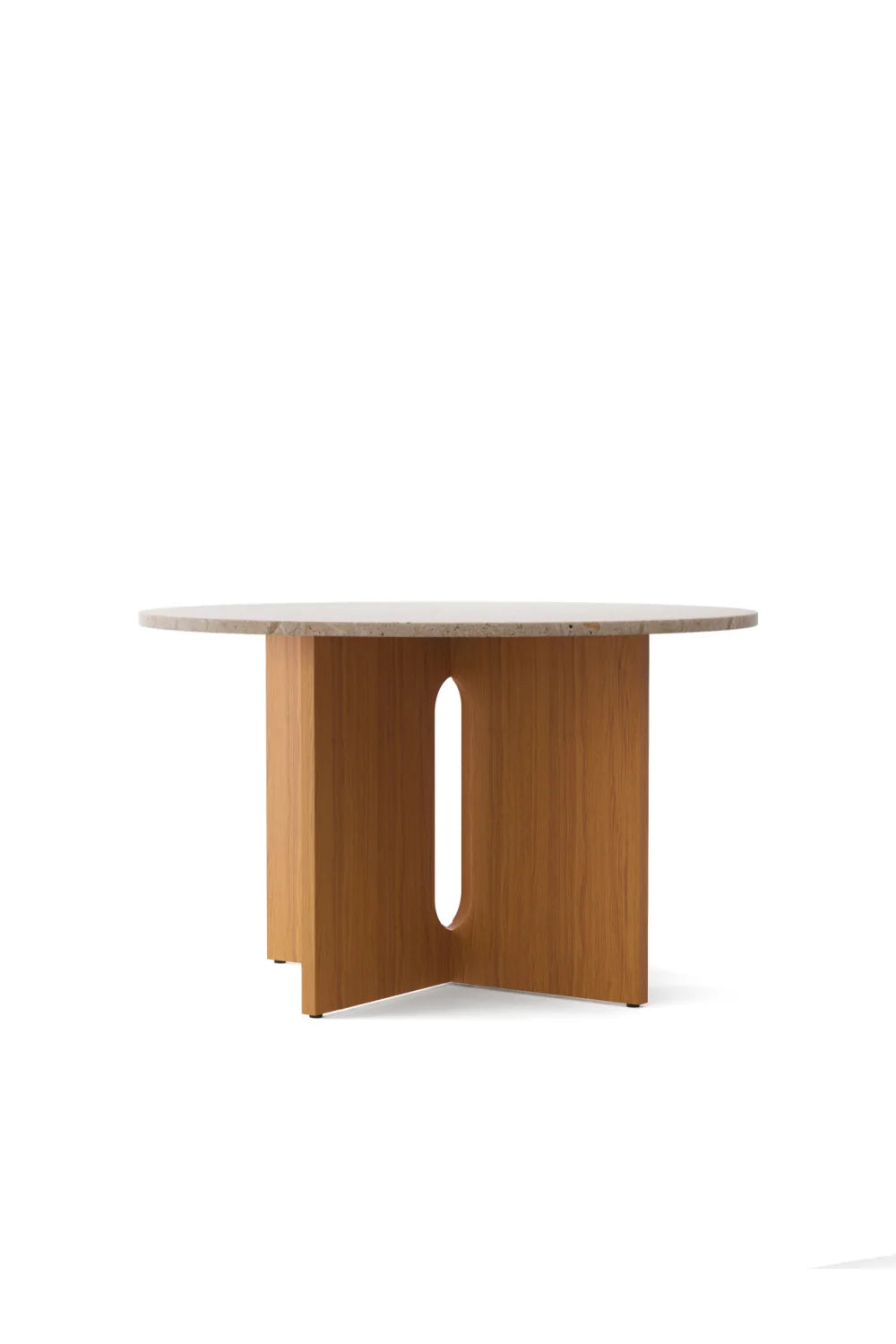 Luxury Intersecting-Base Round Dining Table Modern Italian Style for Villa