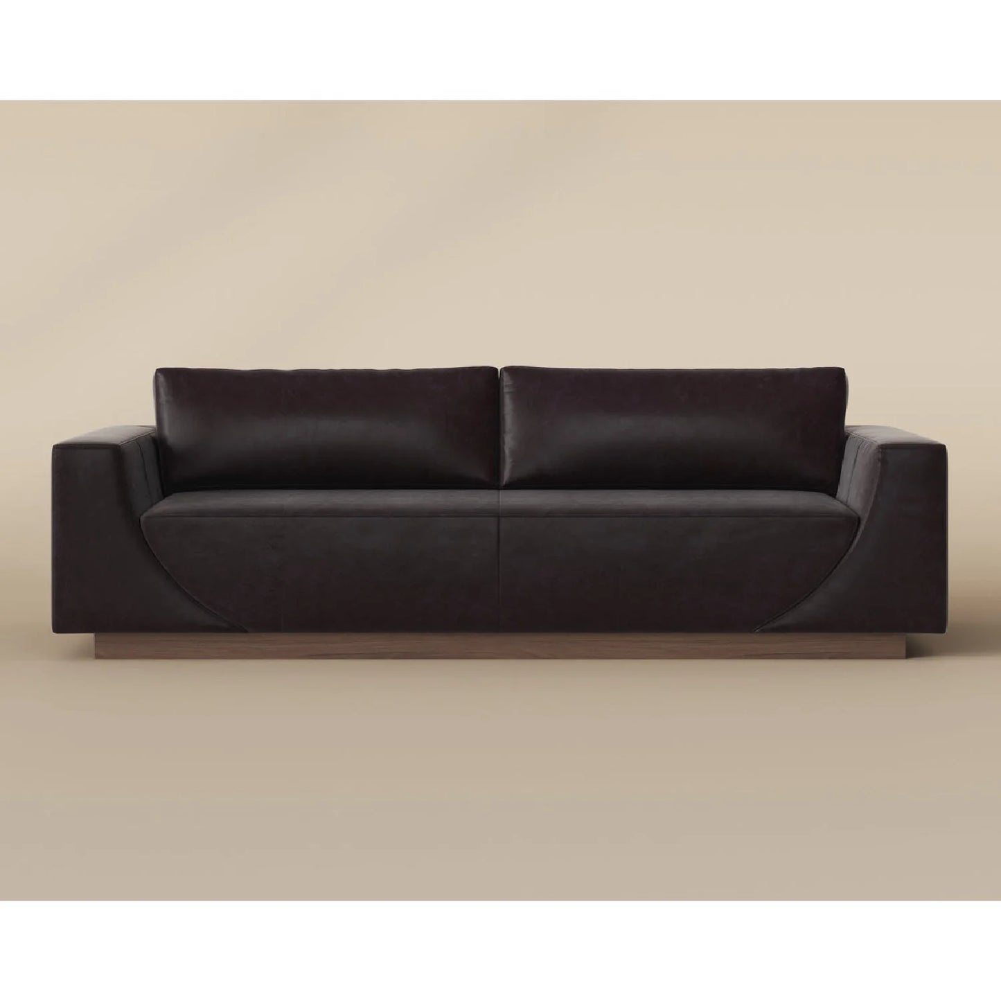 Luxury Italian Leather Sofa Modern Italian Style for Villa