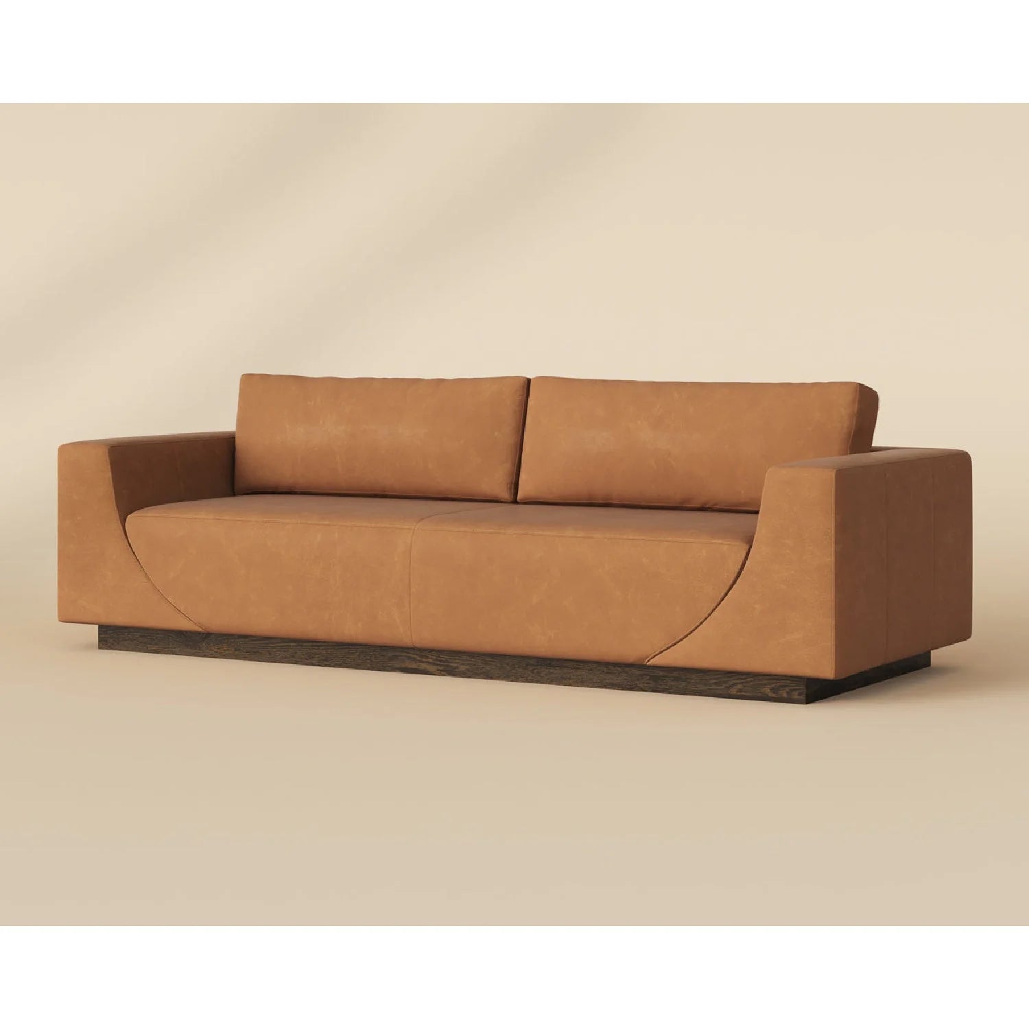 Luxury Italian Leather Sofa Modern Italian Style for Villa