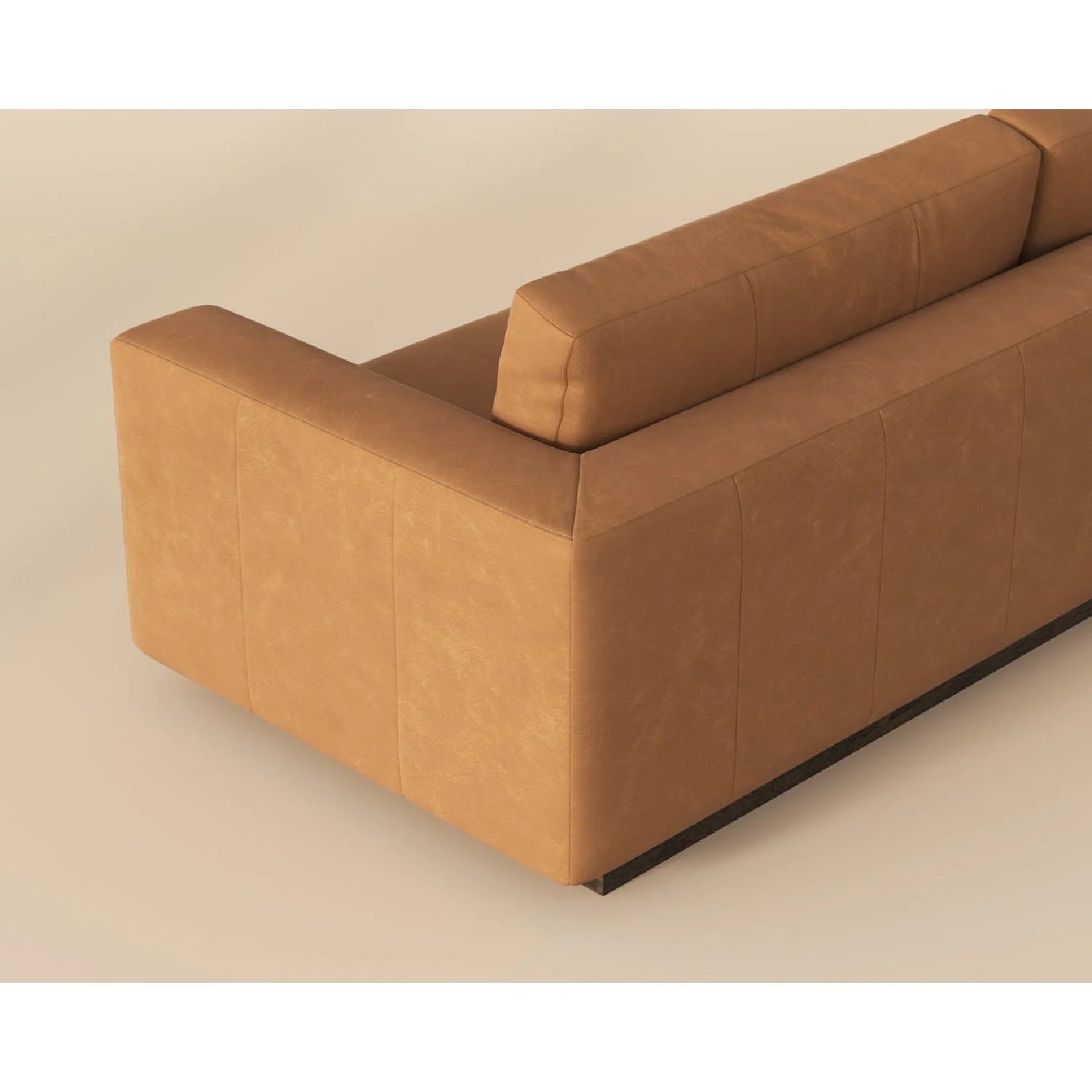 Luxury Italian Leather Sofa Modern Italian Style for Villa