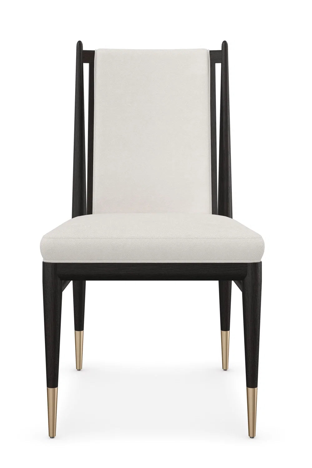 Luxury Ivory Bouclé Modern Dining Chair European Style for Villa