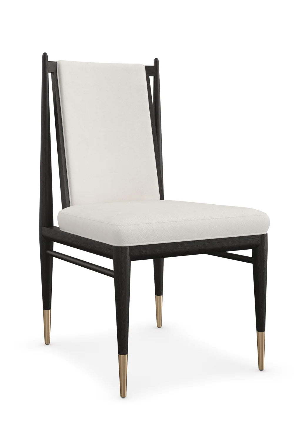 Luxury Ivory Bouclé Modern Dining Chair European Style for Villa
