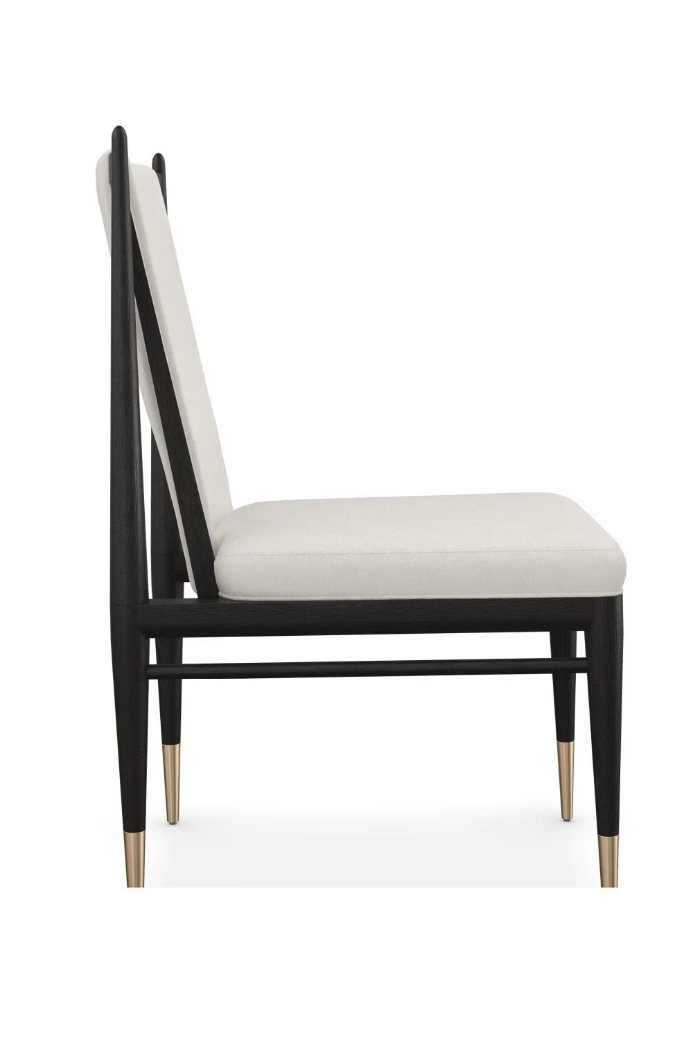 Luxury Ivory Bouclé Modern Dining Chair European Style for Villa