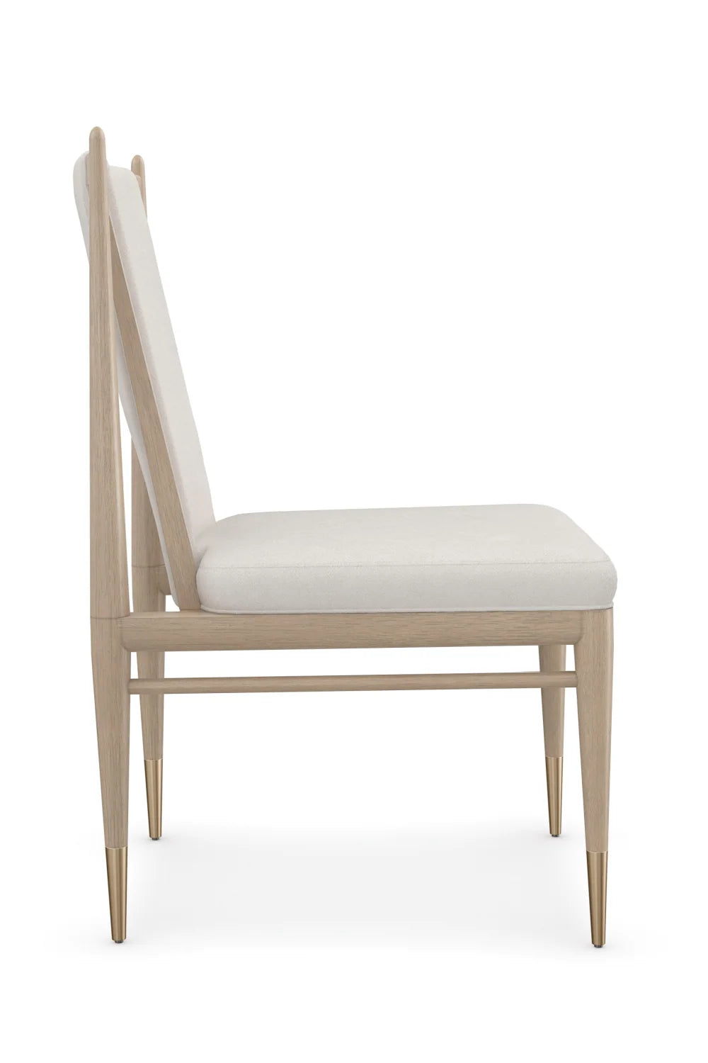 Luxury Ivory Bouclé Modern Dining Chair European Style for Villa