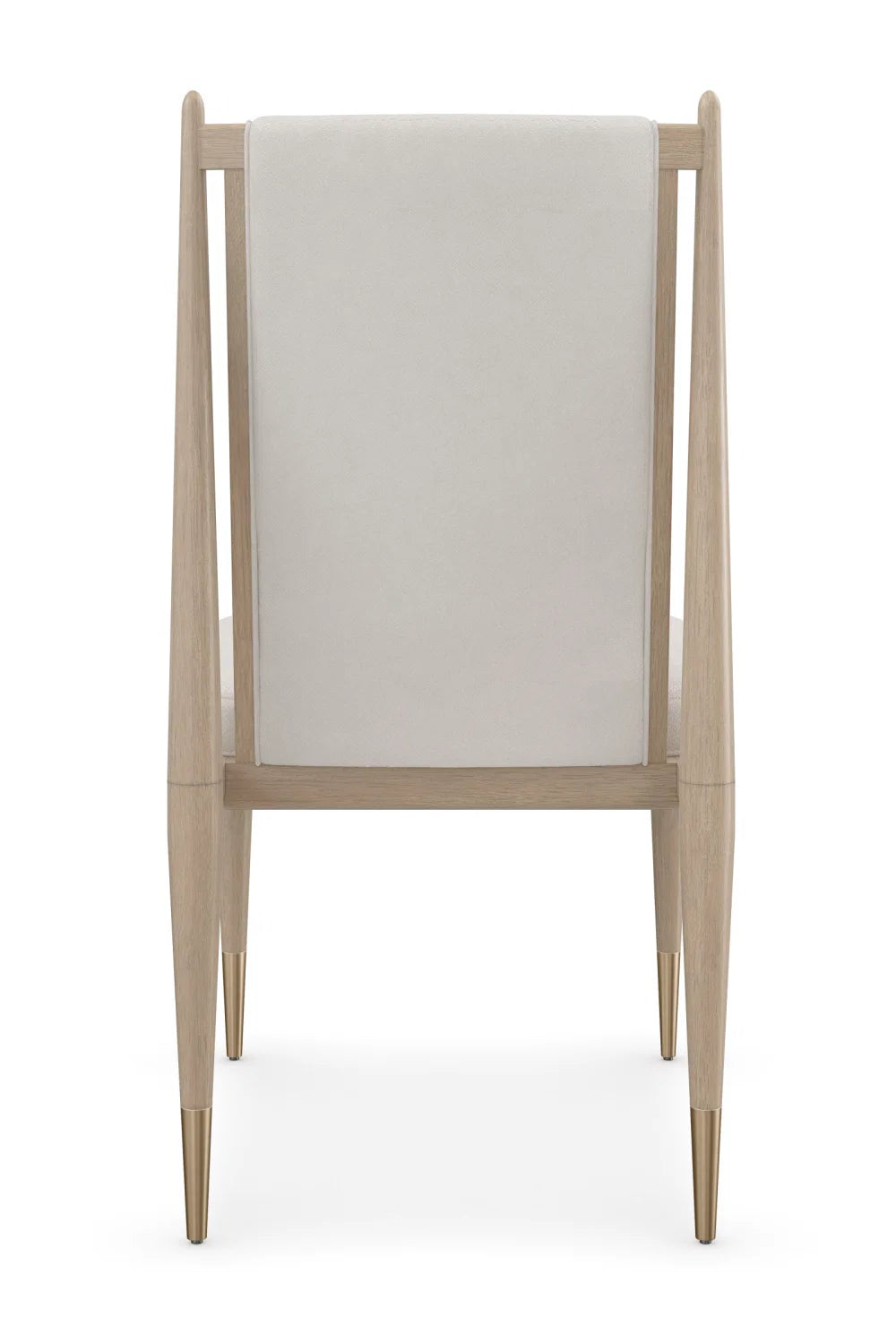 Luxury Ivory Bouclé Modern Dining Chair European Style for Villa