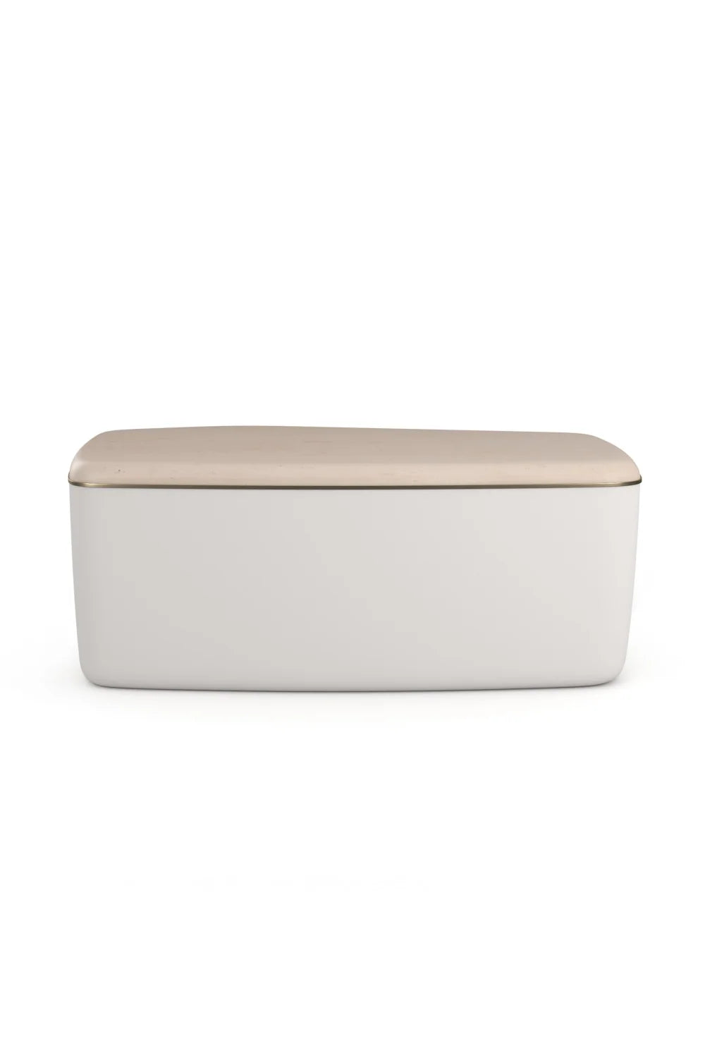 Luxury Ivory Boucle Travertine Coffee Table Modern Italian Style for Villa