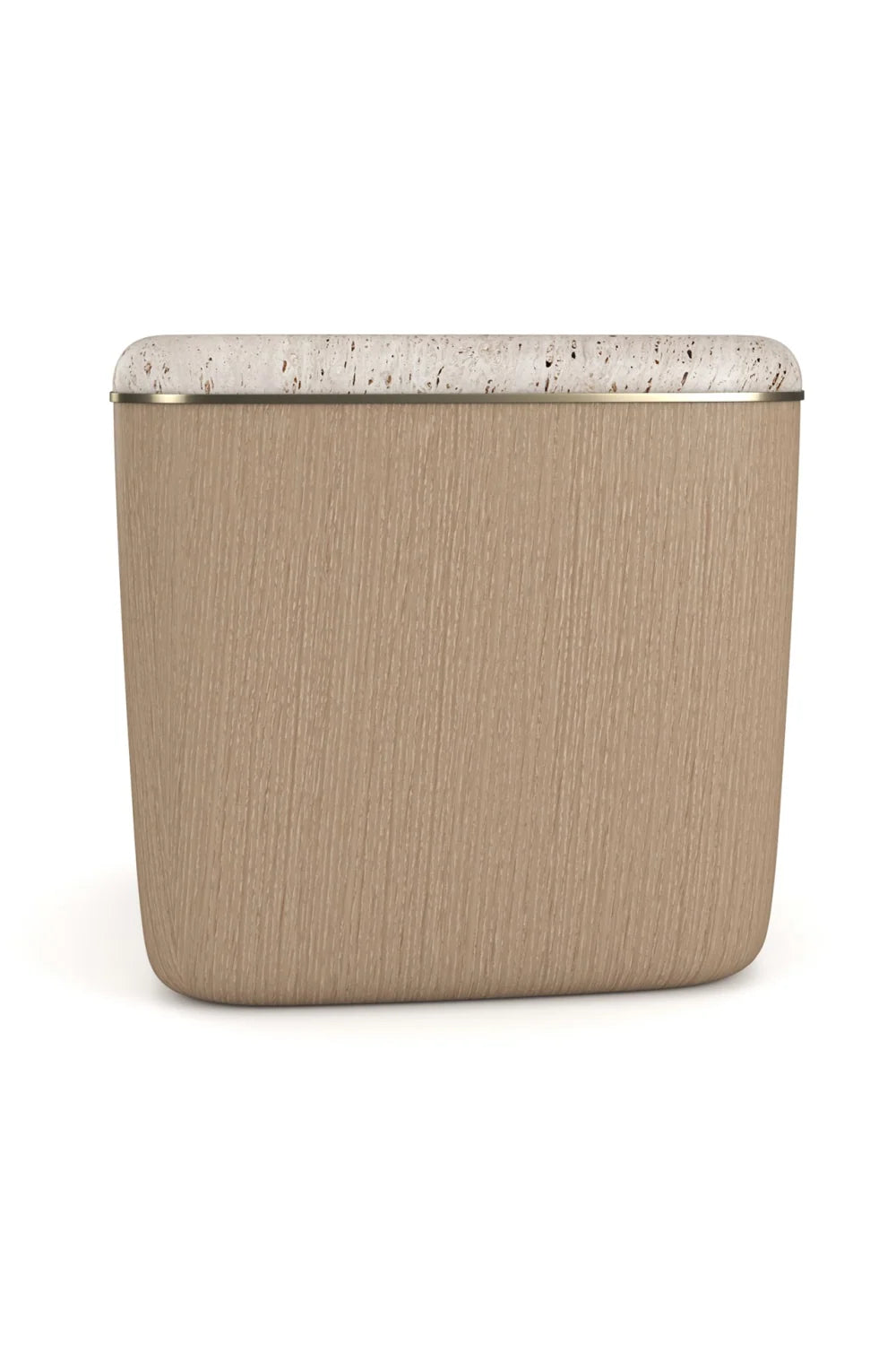 Luxury Ivory Boucle Travertine Coffee Table Modern Italian Style for Villa