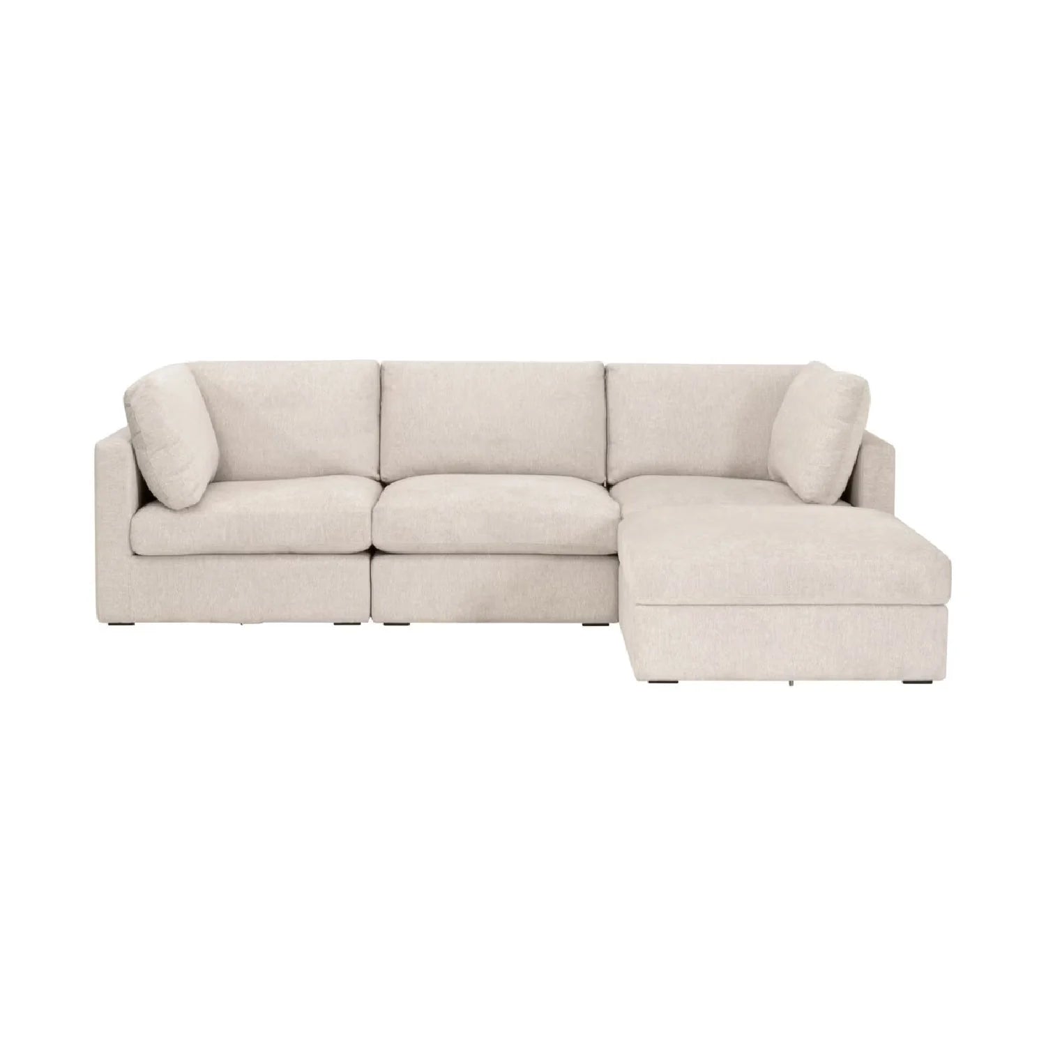 Luxury Ivory Modular Chair Modern Italian Style for Villa