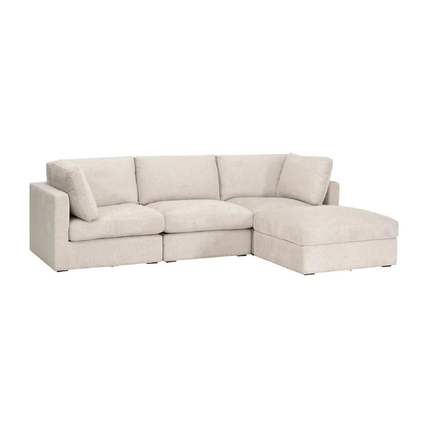 Luxury Ivory Modular Chair Modern Italian Style for Villa