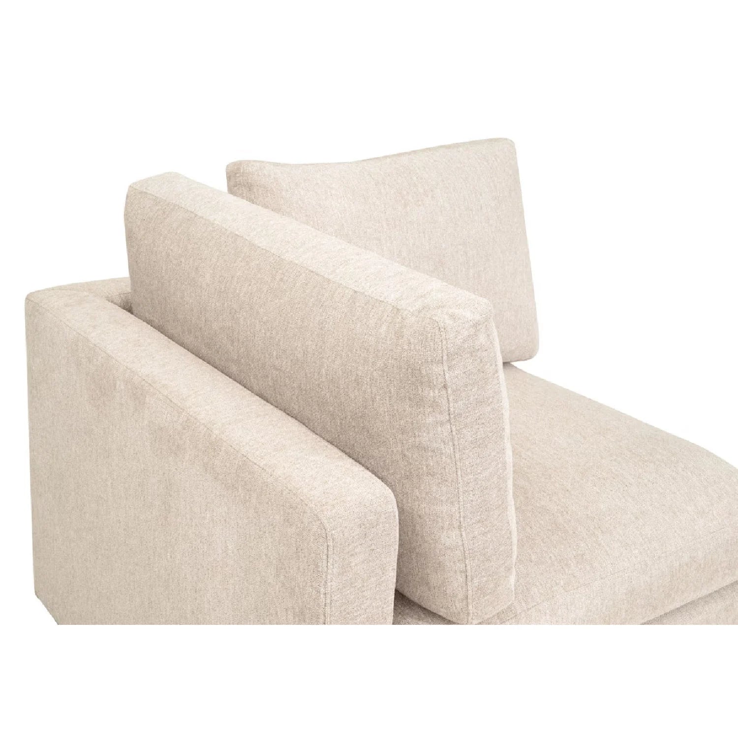 Luxury Ivory Modular Chair Modern Italian Style for Villa