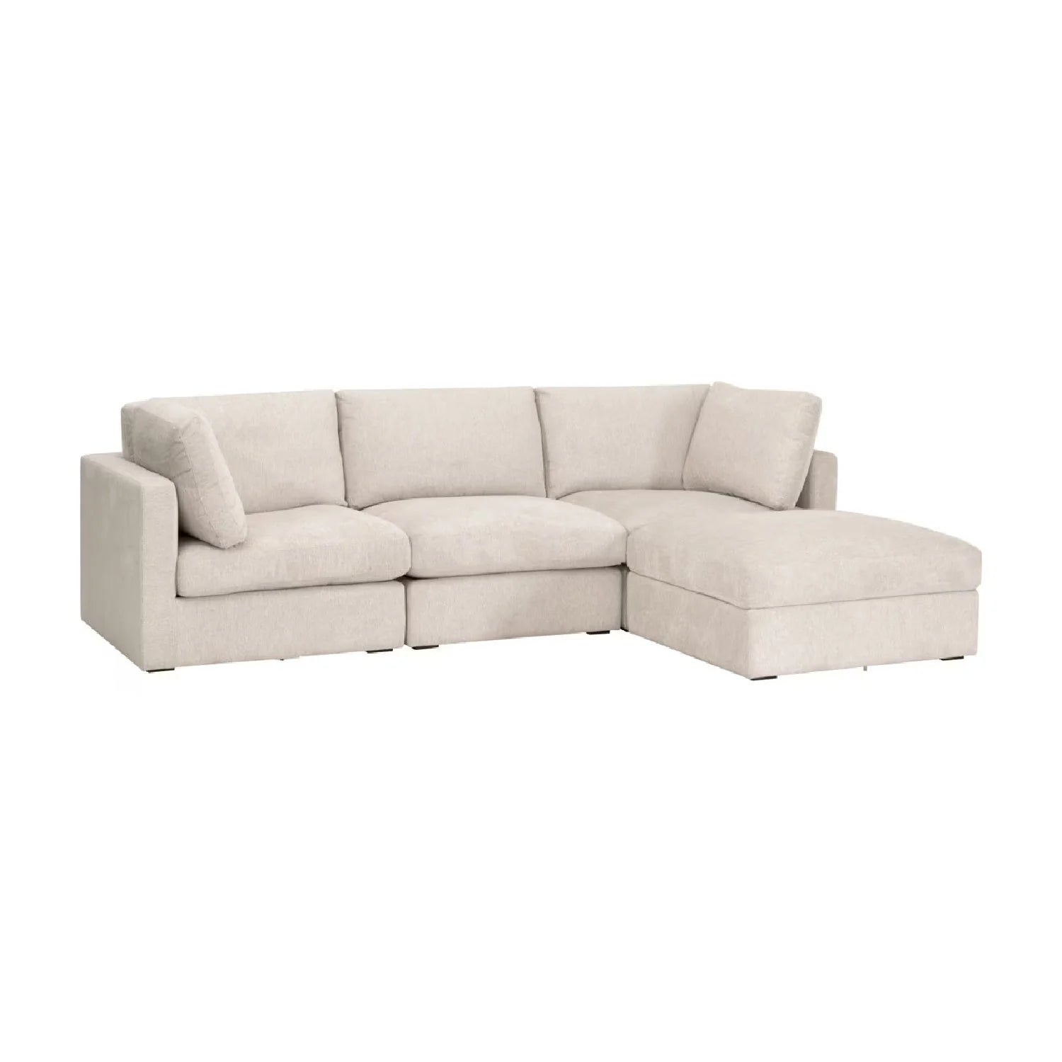 Luxury Ivory Modular Chair Modern Italian Style for Villa