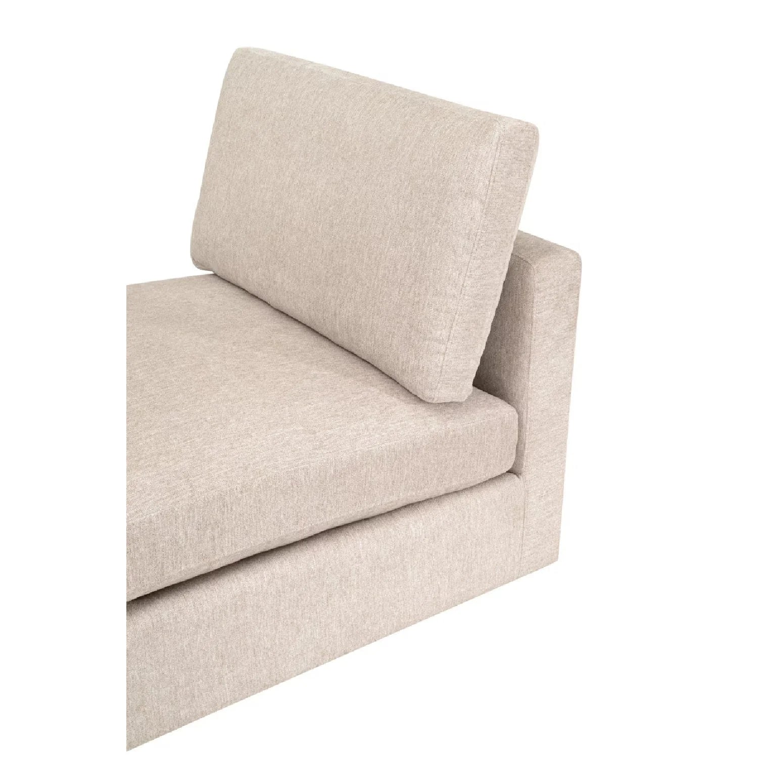 Luxury Ivory Modular Chair Modern Italian Style for Villa