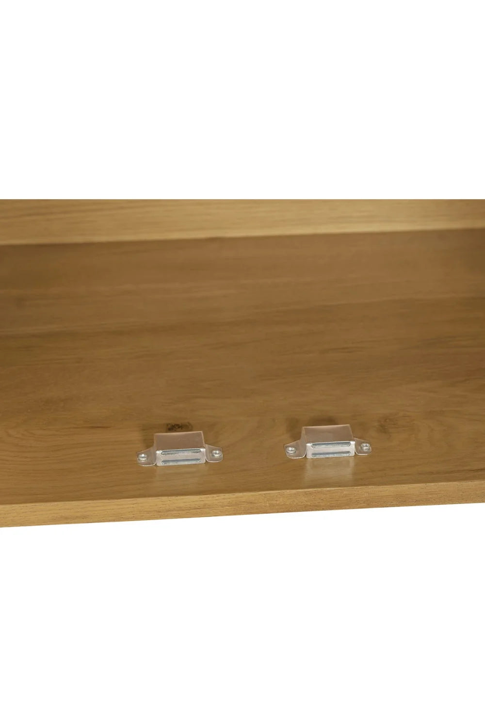 Luxury Japandi Oak 4-Door Sideboard European Style for Villa