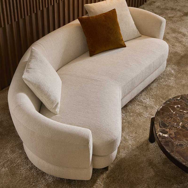 Luxury Jeff Sofa Modern Italian Style for Villa
