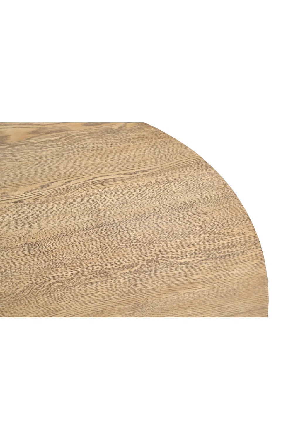 Luxury Joel Round Solid Oak Coffee Table Modern Italian Style for Villa