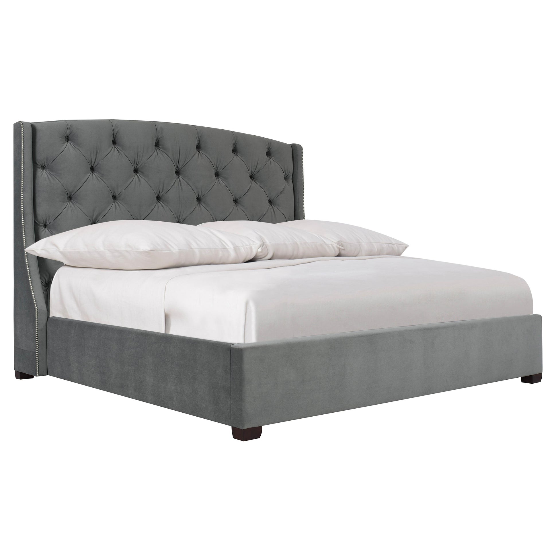 Luxury Jordan Fabric Shelter Bed Modern Italian Style for Villa
