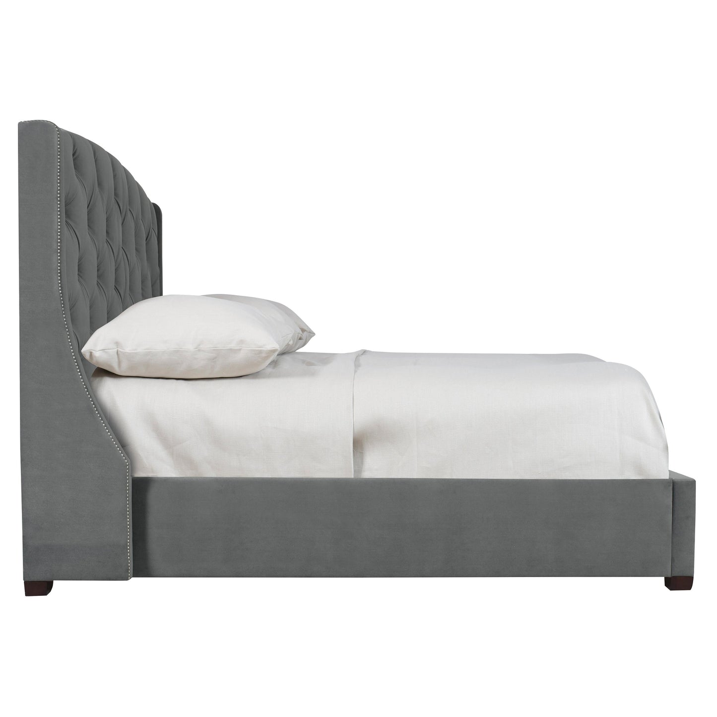 Luxury Jordan Fabric Shelter Bed Modern Italian Style for Villa