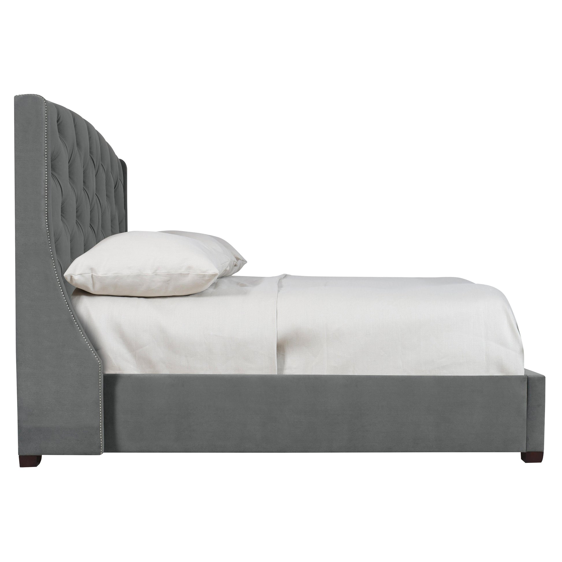 Luxury Jordan Fabric Shelter Bed Modern Italian Style for Villa